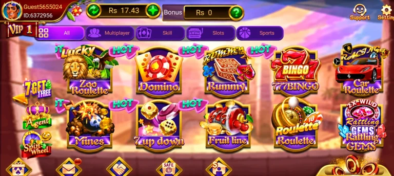 Games available inside 3Patti Lucky
